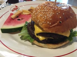 The Red Burger Grill food