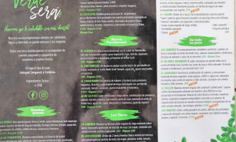 Verde Será menu