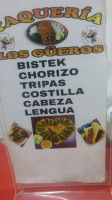 Taqueria “los Güeros food