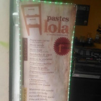 Pastes Lola menu