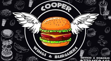 Cooper Wings Burgers food