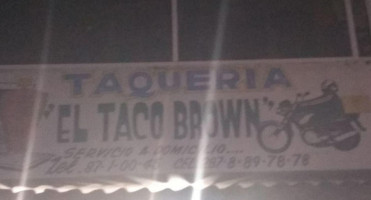 Taco Brown. outside