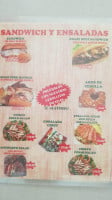 Pizzería Barbosa menu