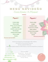 Casa Marnest menu