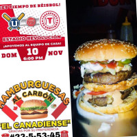 Hamburguesas Al Carbon El Canadiense food