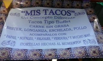 Mis Tacos inside