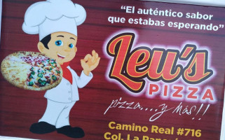 Leu's Pizza food