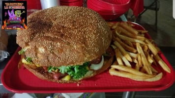 La Cocherita Burgers food