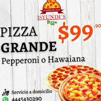 Isyundi's Pizza food