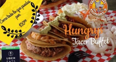 Hungry's Taco Buffet food