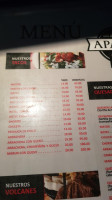 El Apache menu