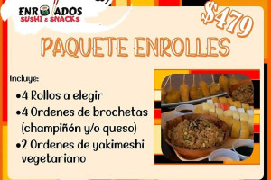 Enrollados Sushi Snacks food