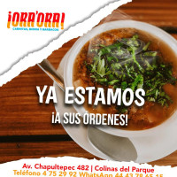 Ora, Ora (birria, Barbacoa, Carnitas) food