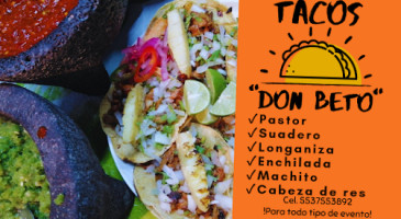 Tacos Don Beto food