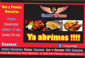 Crazy Wings food