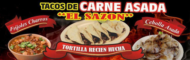 Tacos El Sazón food