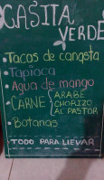 Casita Verde food