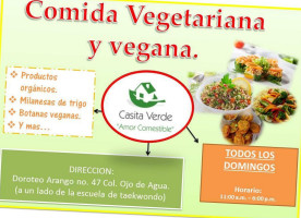 Casita Verde food