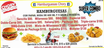 Hamburguesas Chory food