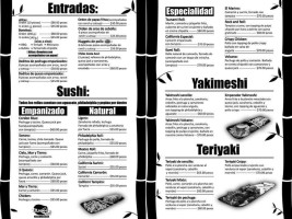 Tsunami Roll menu