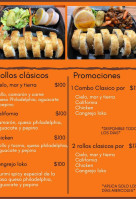 Sushi Teriyaki La Loka menu