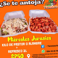 Tacosaurio food