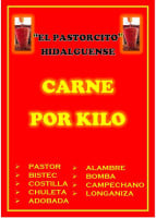 Taqueria El Pastorcito Hidalguense menu