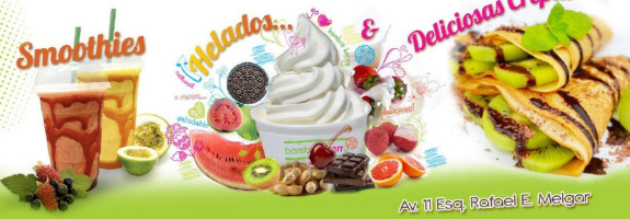 Bamboo Berry Frozen Yogurt food