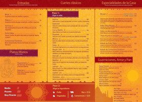 Bhaji menu