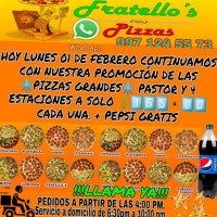 Fratellos Pizza food