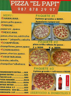 Pizza El Papi food