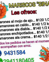 Mariscos Sinai food