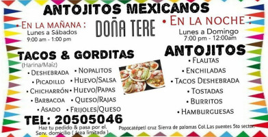 Antojitos Mexicanos Doña Tere food