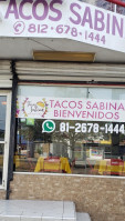 Tacos Sabina outside