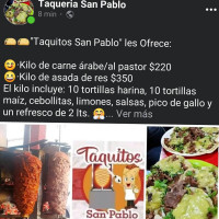 Taquitos San Pablo food