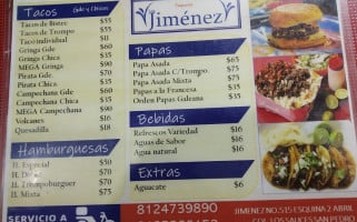 Taqueria Los Jiménez food