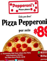 Pepperoni's Pizza Place food