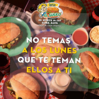 Tortas El Güero food