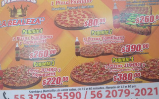 Pizzería La Realeza food