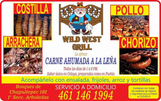 Wild West Grill Celaya menu