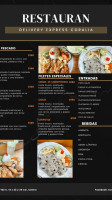 Coralia menu