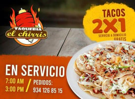 Taqueria El Chirris food