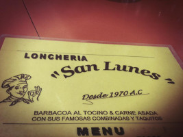 San Lunes food