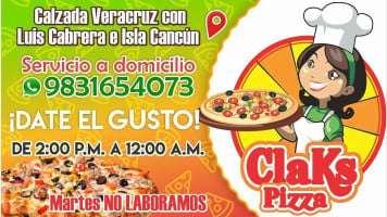 Clak's Pizza food