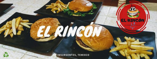 El Rincón Hamburguesas food