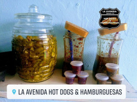 La Avenida Hot Dogs Hamburguesas food