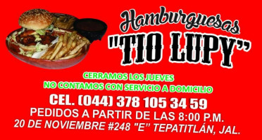 Hamburguesas Tio Lupy food