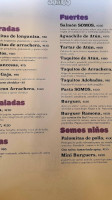 Somos CafÉ menu