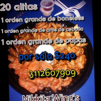 Alitas Nikkita Wing's food