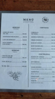 Terraza Santa María menu